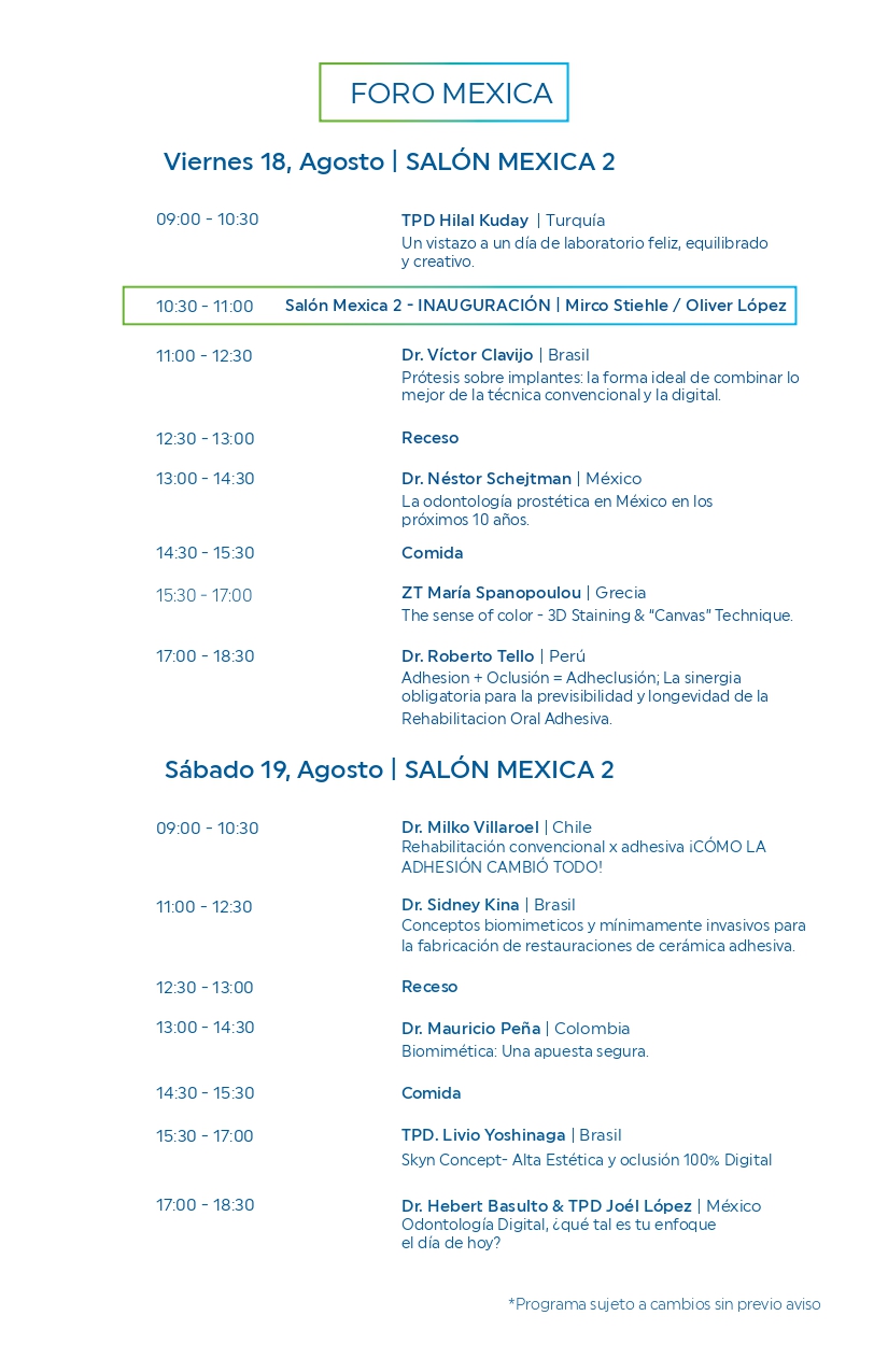 Eventos ADM